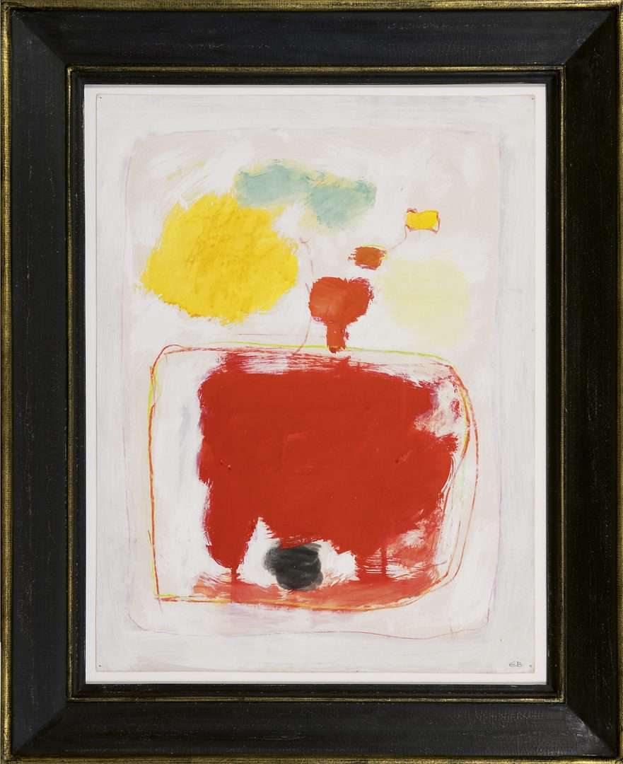 Eugène Brands: Rood Landschap (in lijst)
