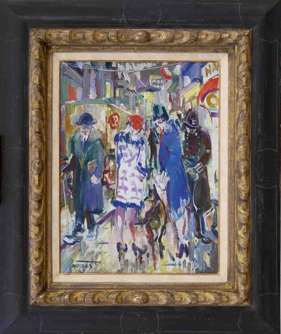 George Martens: De Carolieweg in Groningen (in lijst)