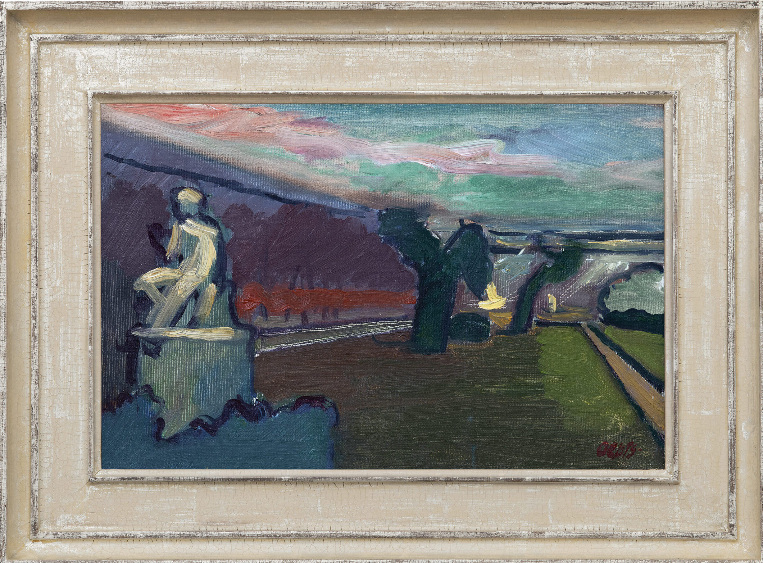 Wim Oepts: De tuin (in lijst)