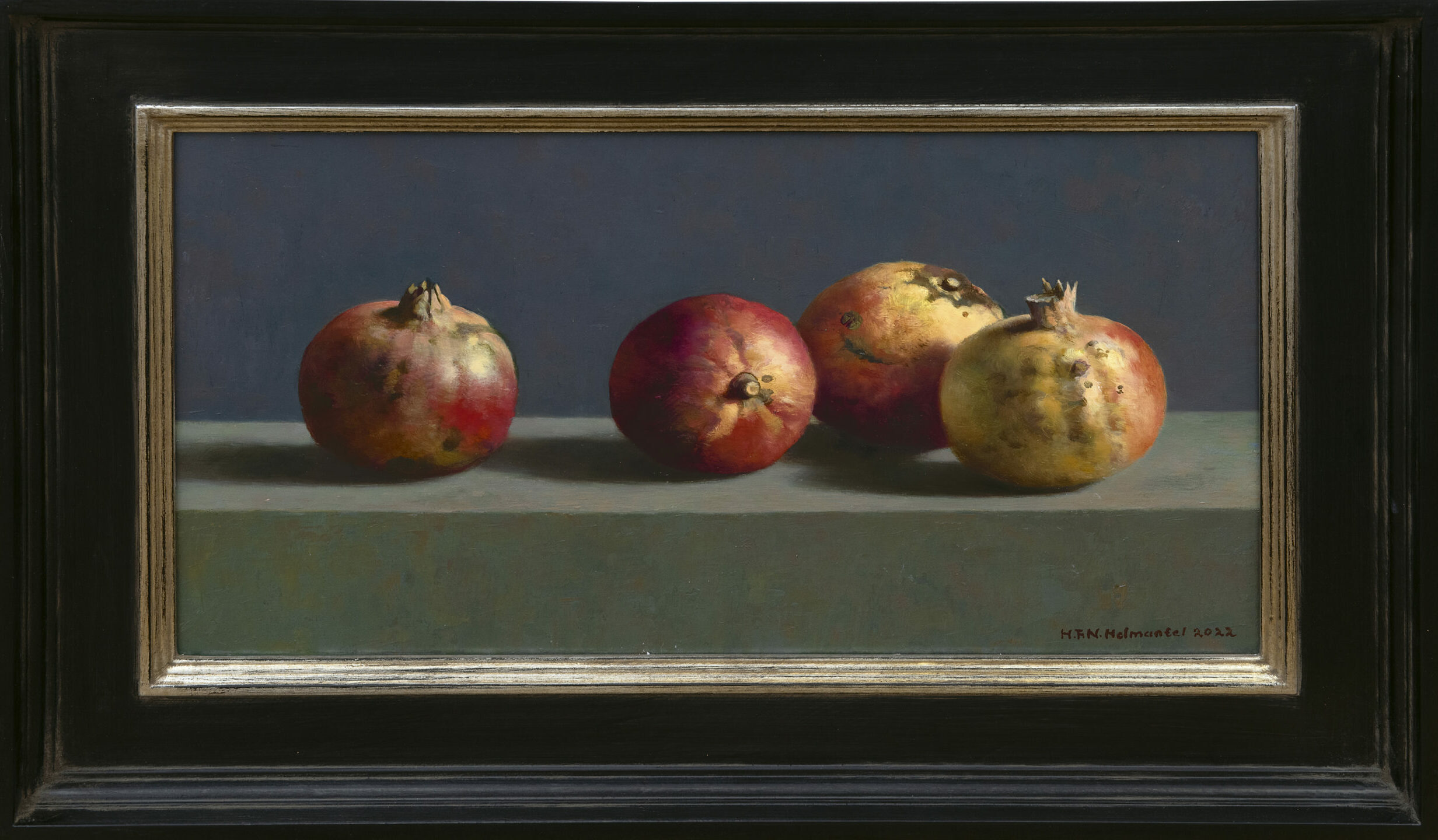Henk Helmantel: Vier granaatappels (in lijst)