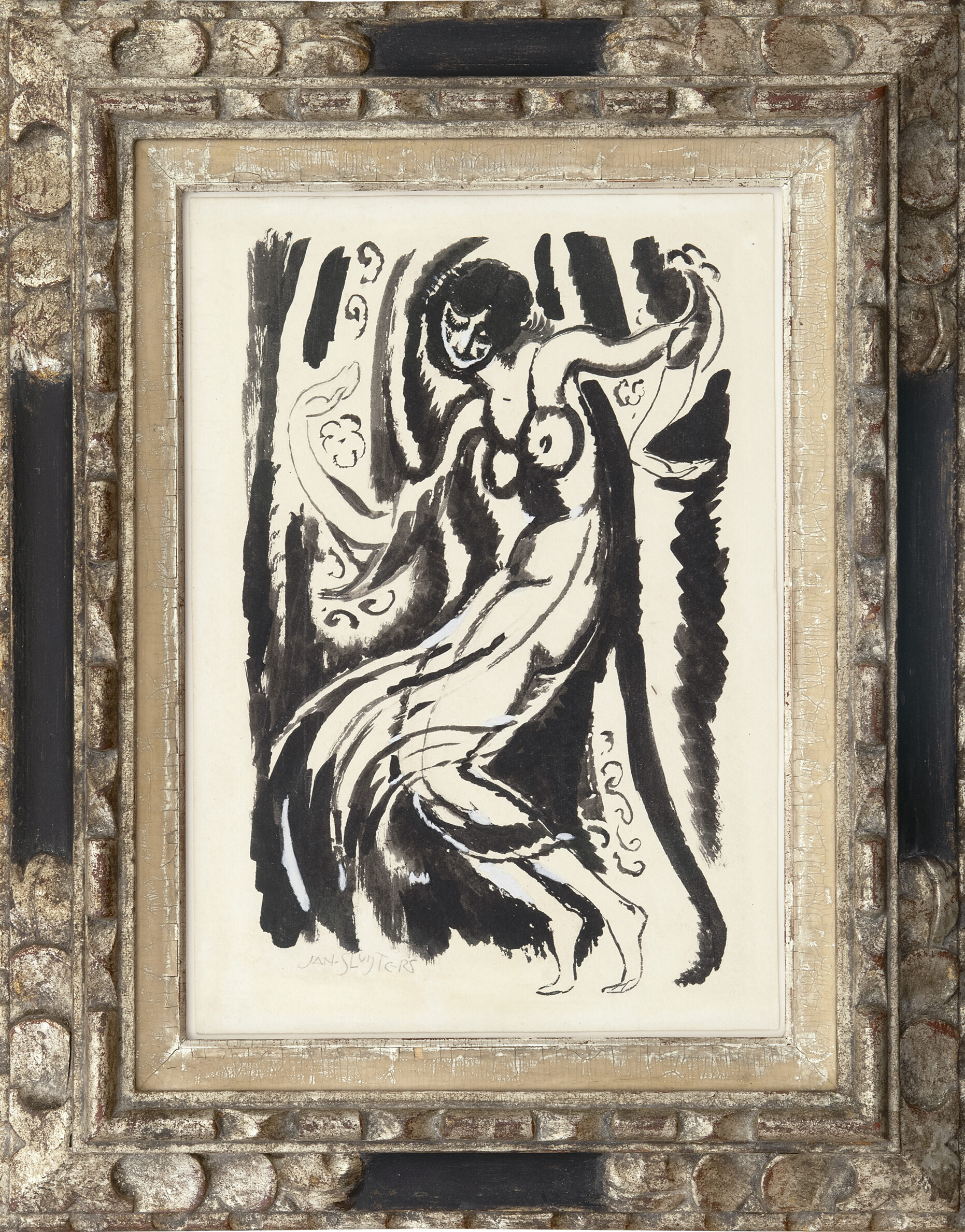 Jan Sluijters: Danseres (in lijst)
