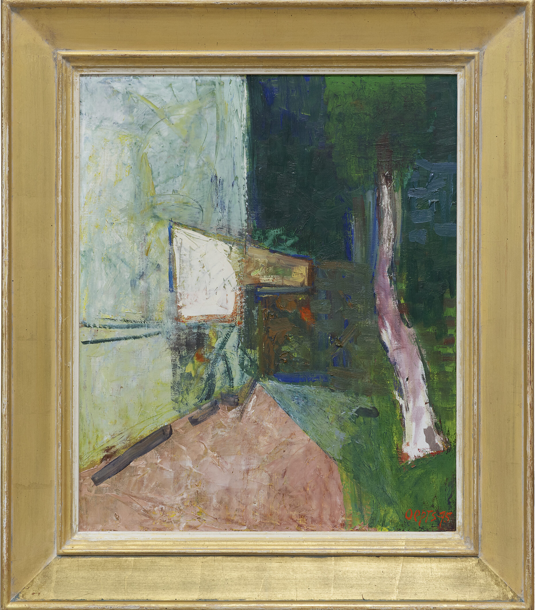 Wim Oepts: Frans straatje (in lijst)