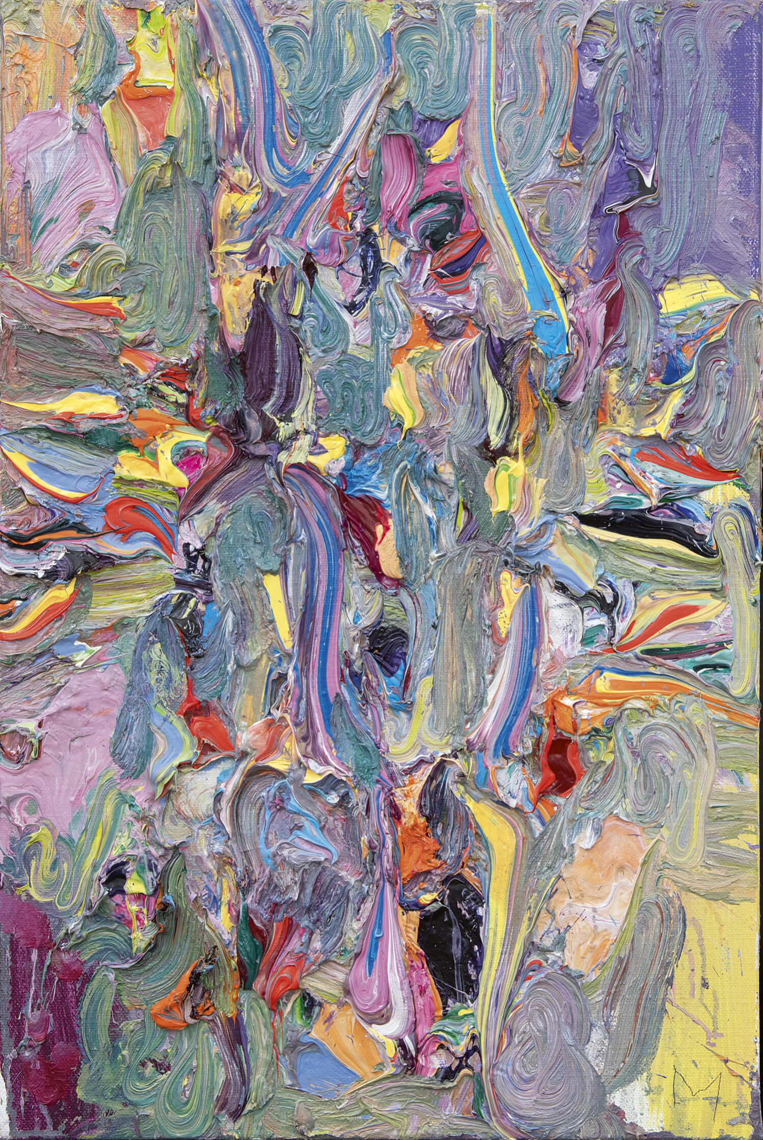 Marc Mulders schilderij, Flowering, te koop.: Flowering (in lijst)