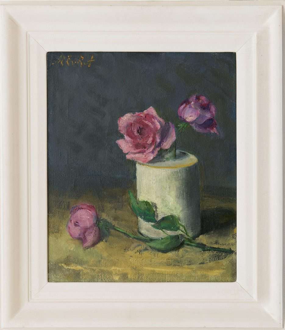 Jan Voerman jr.: Roze roosjes (in lijst)