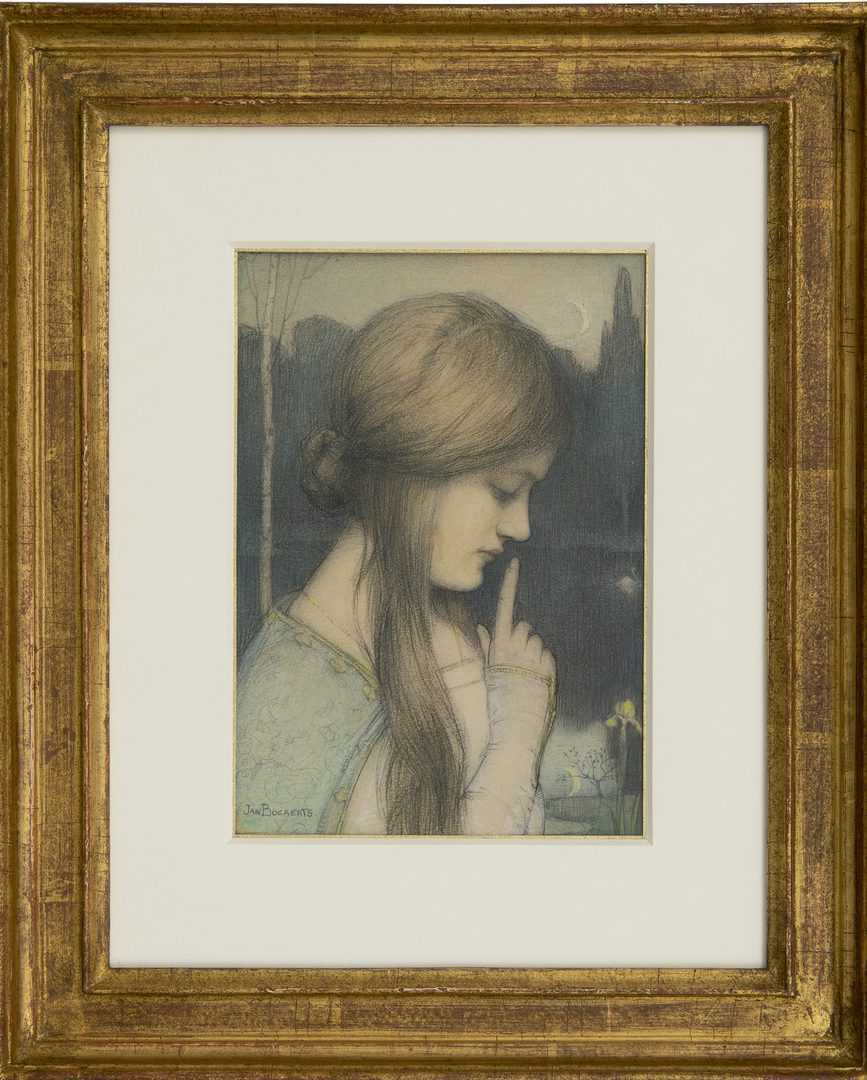 Jan Bogaerts: Jong meisje (in lijst)