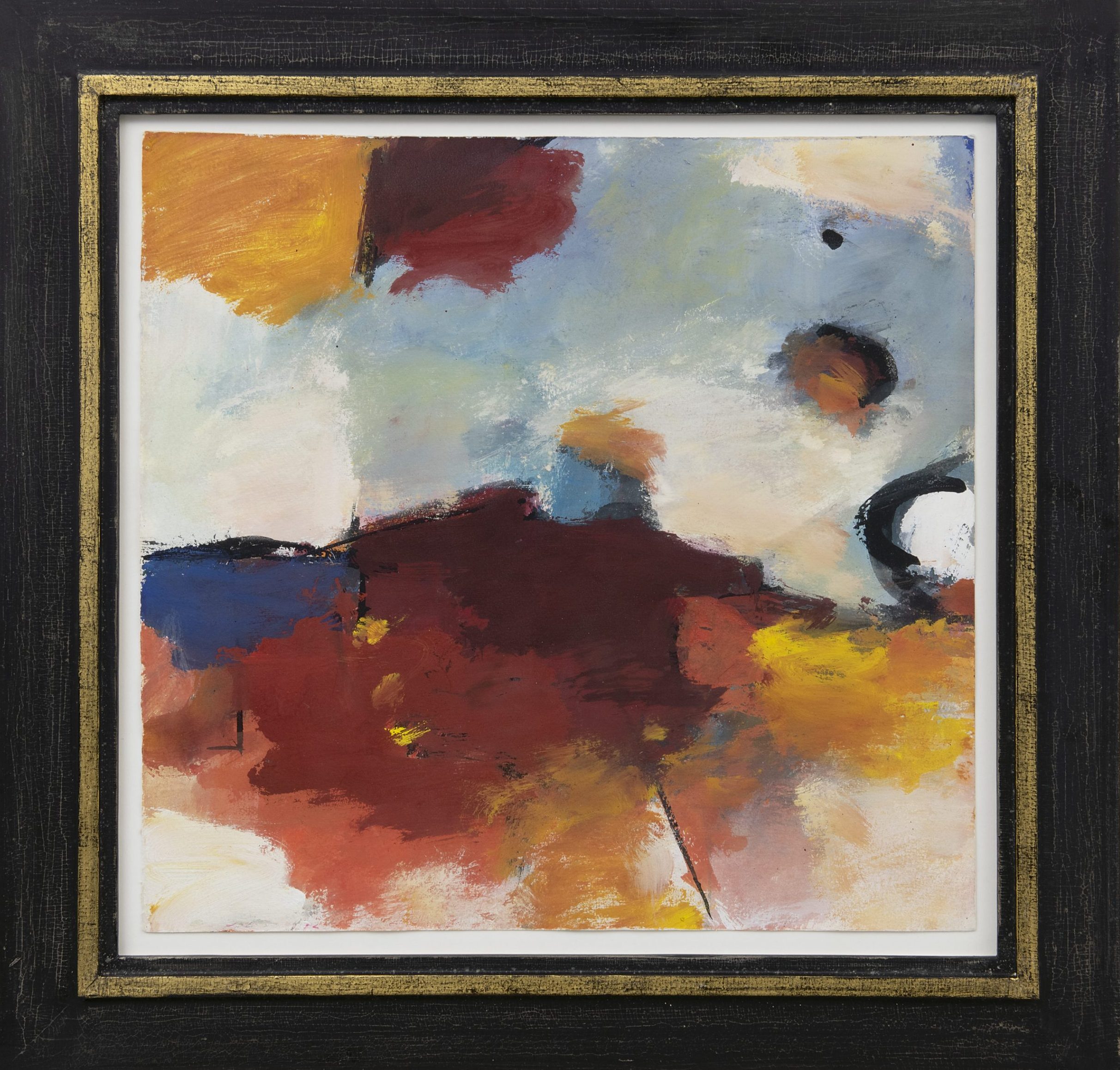 Eugène Brands: Vroege opkomst van de maan (in lijst)