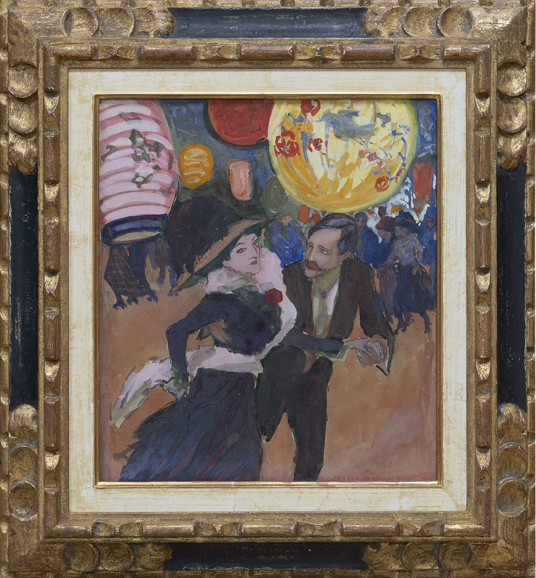 Leo Gestel: Rolschaatsbaan in Amsterdam (in lijst)