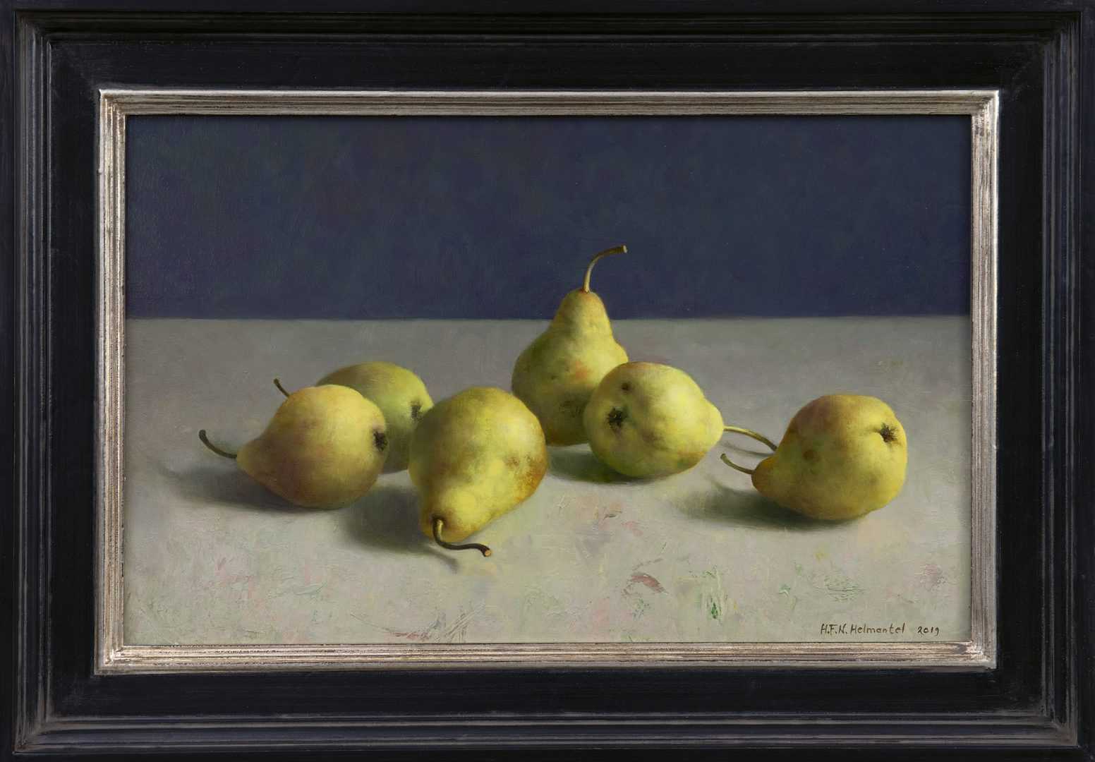 Henk Helmantel: Zwijndrechtse wijnperen (in lijst)
