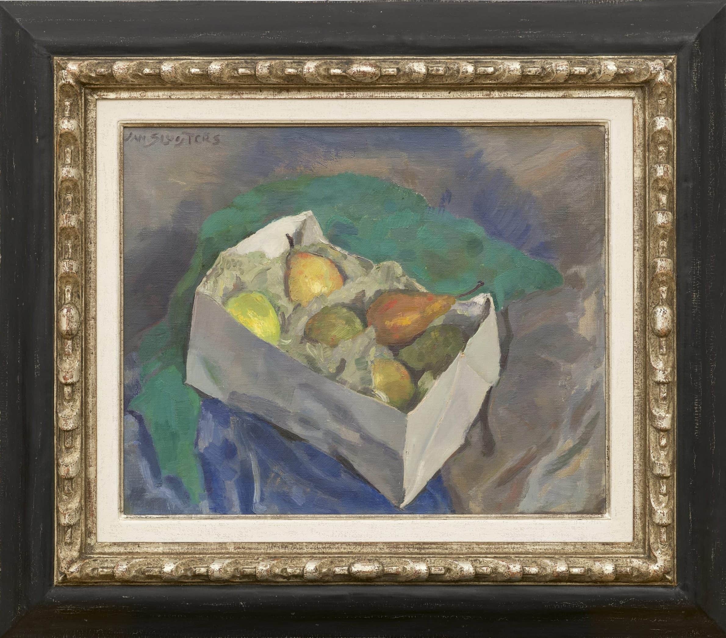 Jan Sluijters: Stilleven met fruit (in lijst)