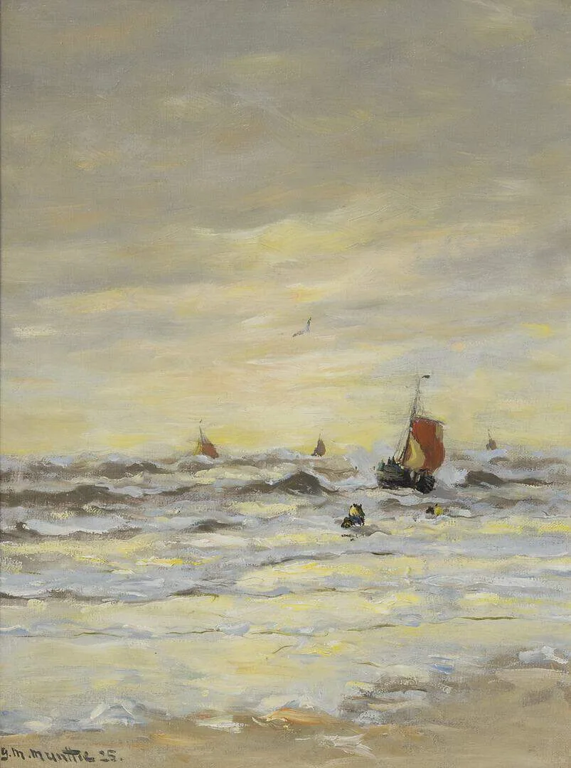 Gerhard Arij Ludwig 'Morgenstjerne' Munthe: Bomschuiten op zee