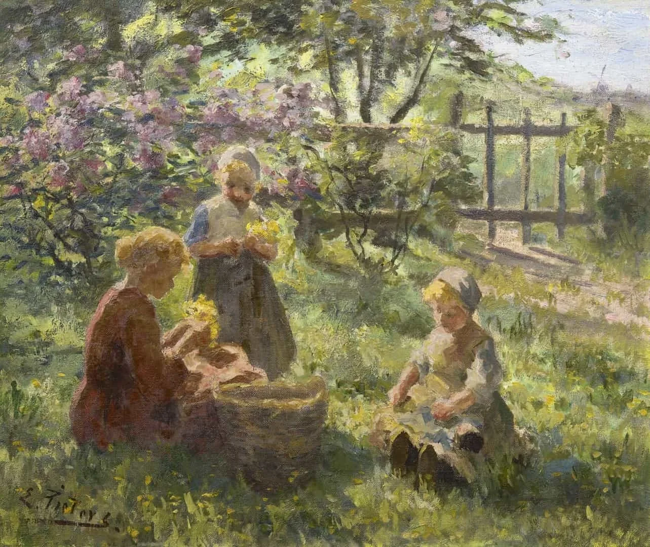 Evert Pieters: Bloemen plukken