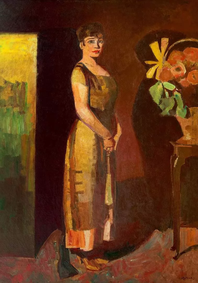 Kees Maks: Staande dame