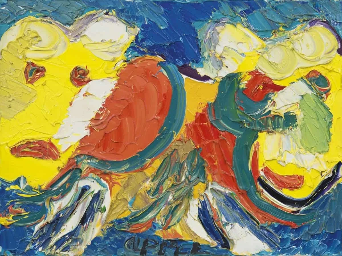 Karel Appel: Twee figuren