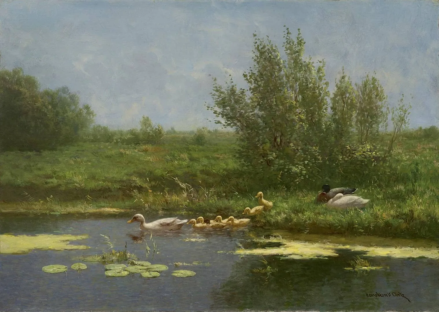 Constant Artz: Eendenfamilie