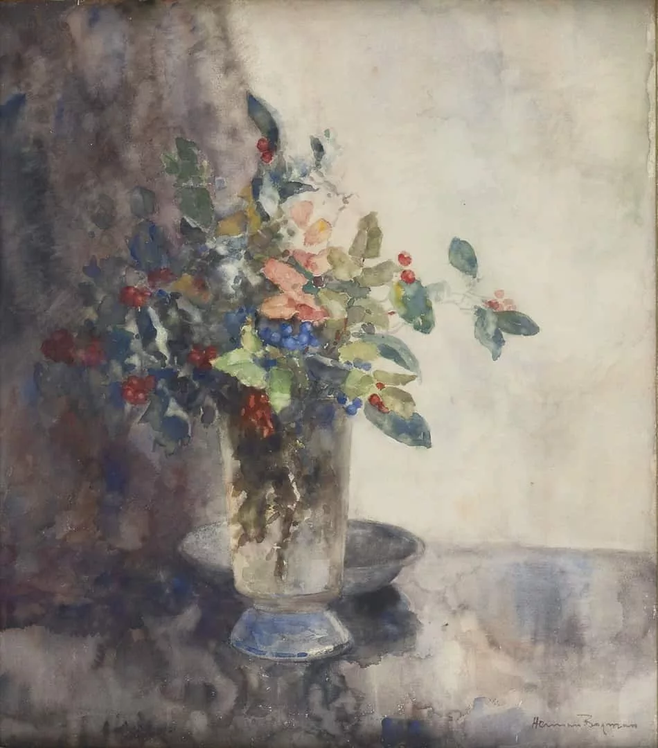 Herman Bogman: Stilleven met eucalyptus