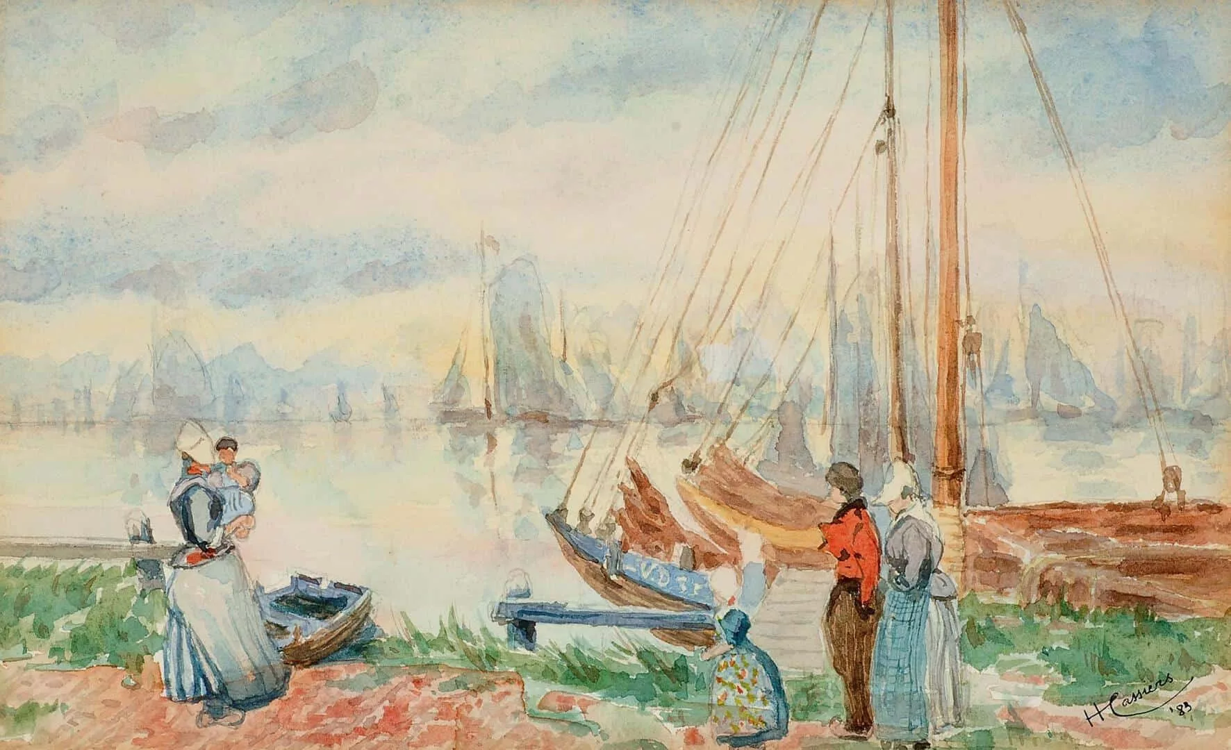 Henry Cassiers: Haven van Volendam