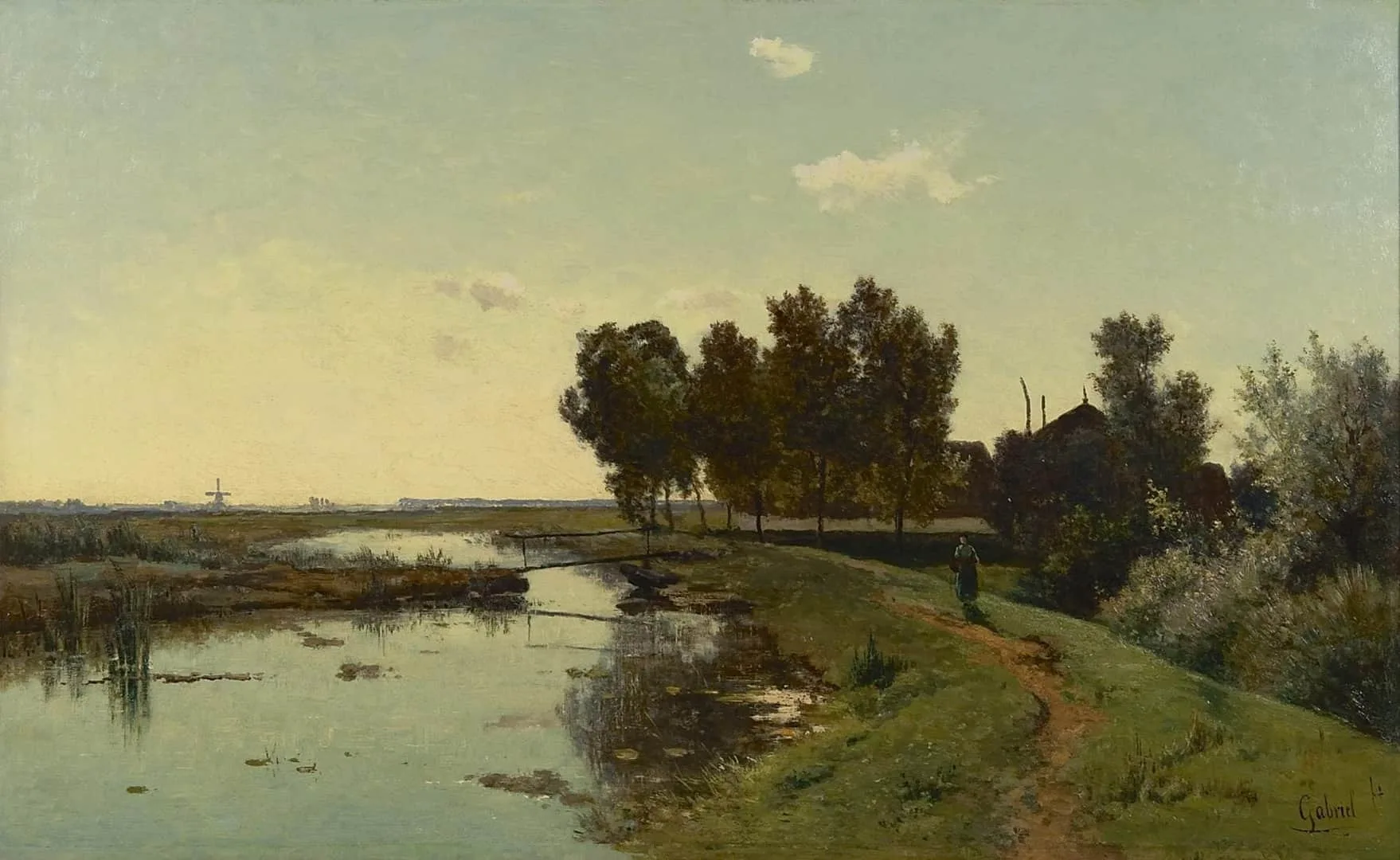 Paul Gabriël: Hollands polderlandschap