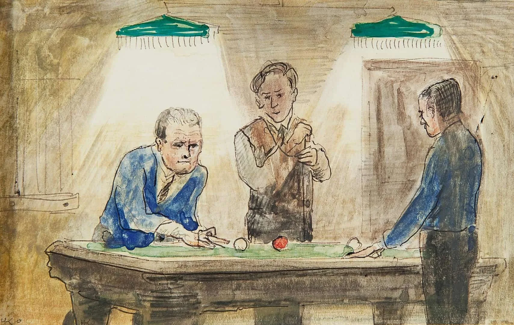 Harm Kamerlingh Onnes: De biljartspelers