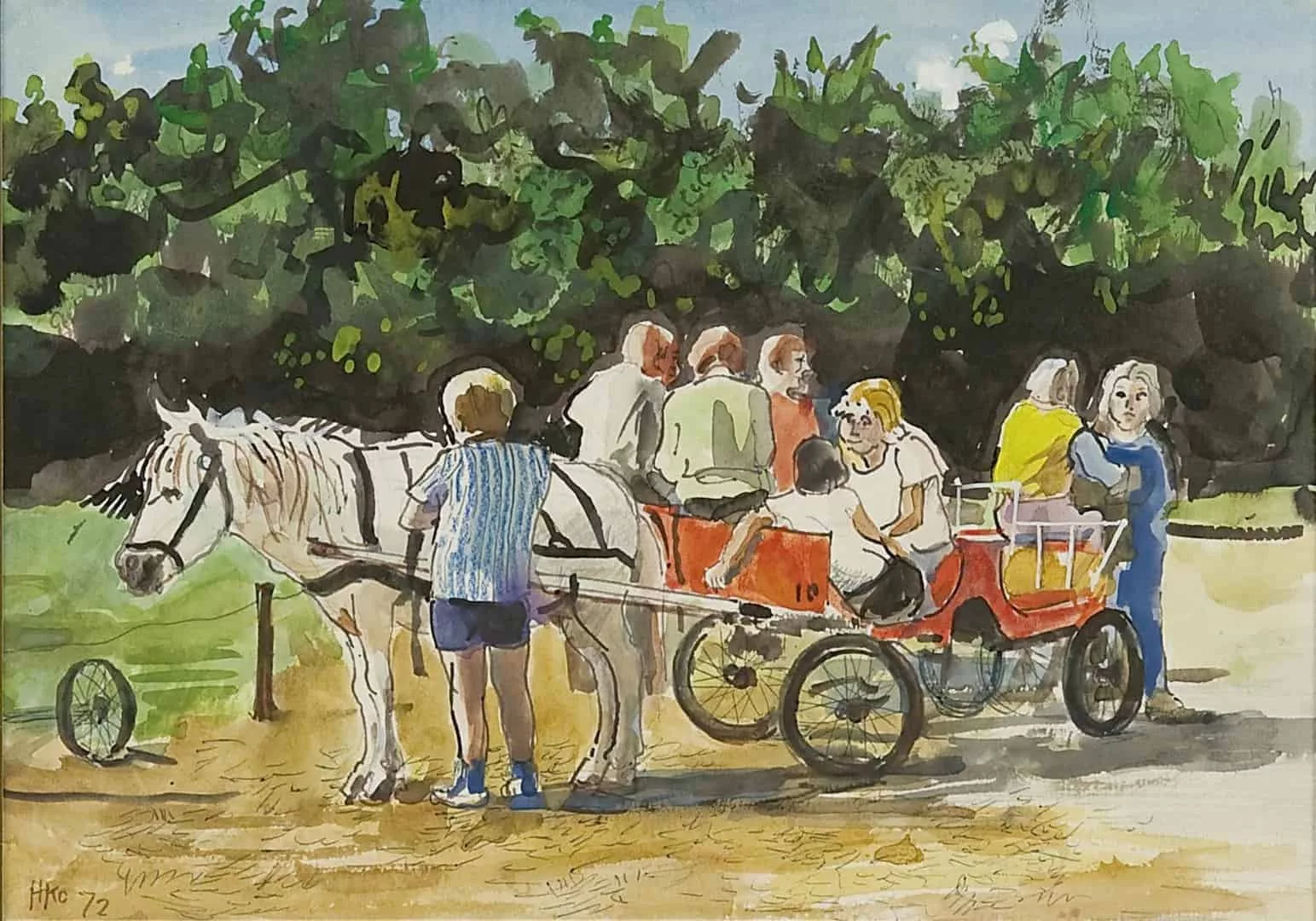 Harm Kamerlingh Onnes: Een ritje met paard en wagen
