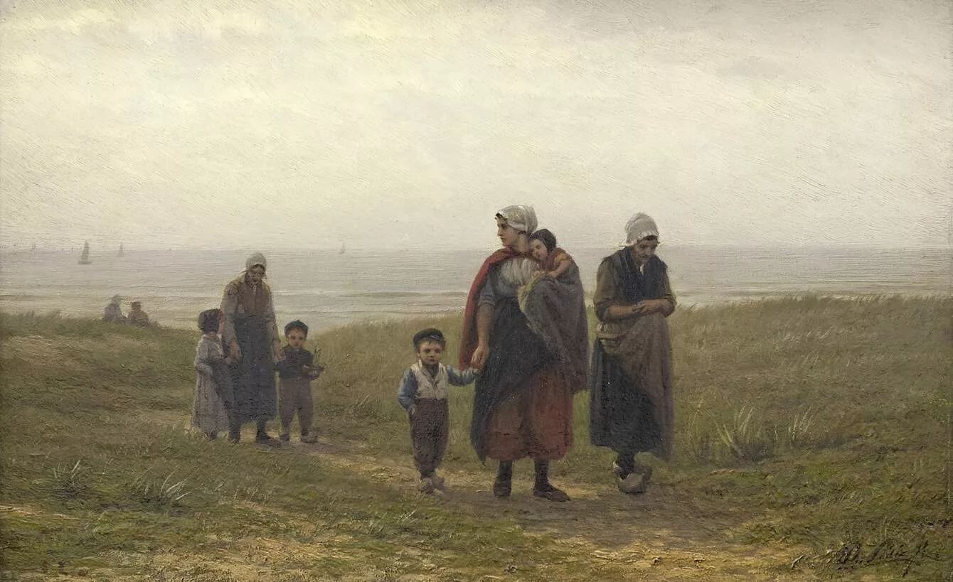 Philip Lodewijk Jacob Frederik Sadée: Na het vertrek van de vissers bij Scheveningen