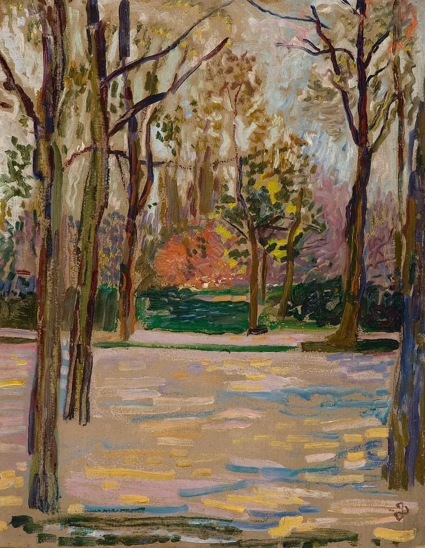 Jan Sluijters: Laan met bomen