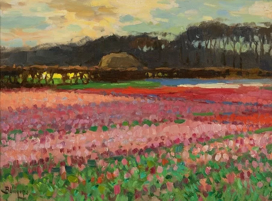 Ben Viegers: Bloeiende tulpenvelden