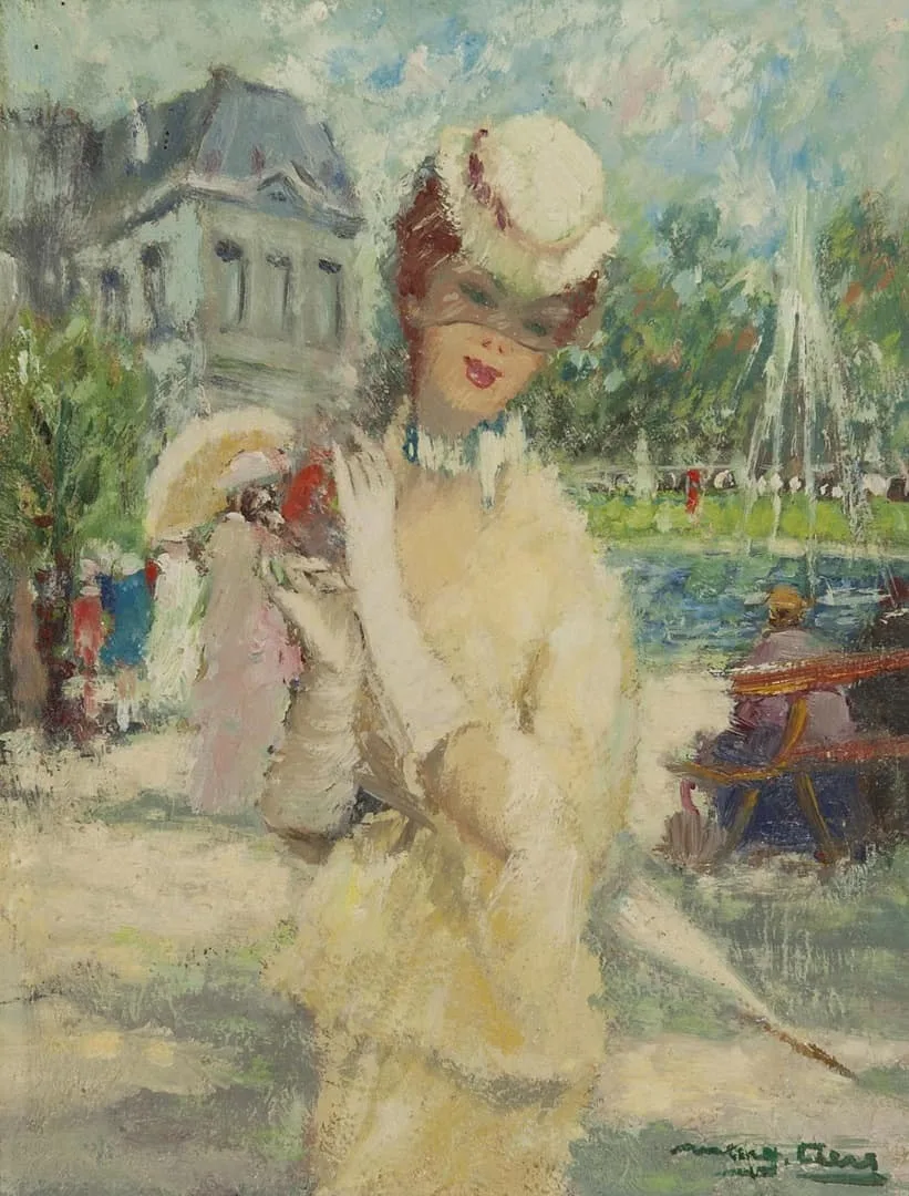 Marguerite Aers: Zomerdag in het park