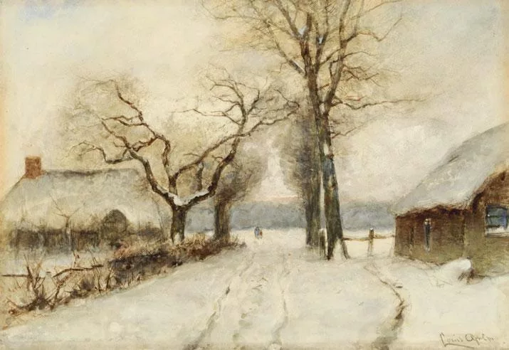 Louis Apol: Winterse landweg