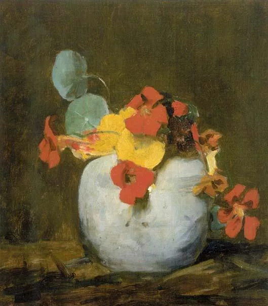 Floris Arntzenius: Oostindische kers in een Chinese gemberpot