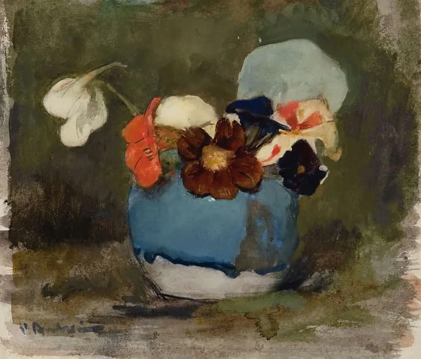 Floris Arntzenius: Oost-Indische kers in een gemberpot