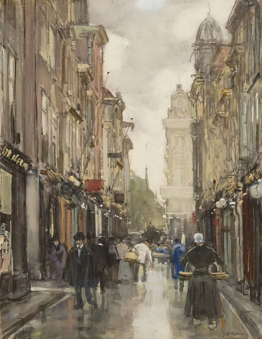 Floris Arntzenius: De Spuistraat in Den Haag