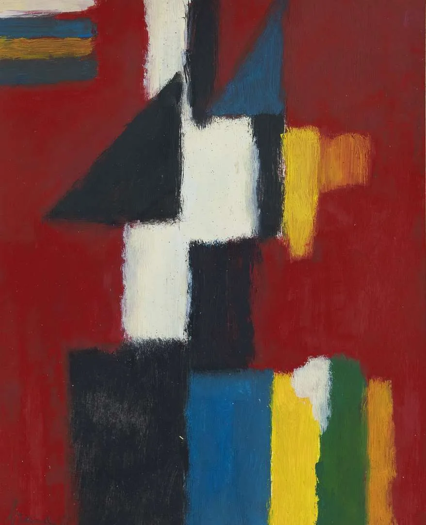 Eugène Brands: Abstracte compositie