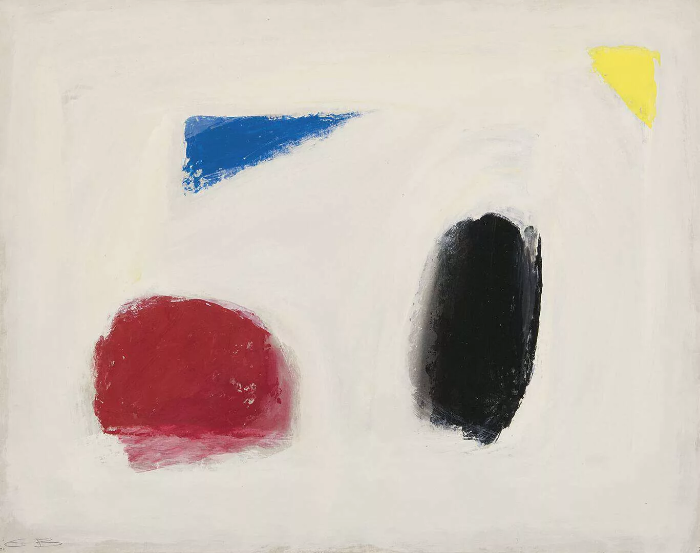 Eugène Brands: Compositie met primaire kleuren