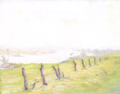 Co Breman: De IJssel bij Deventer