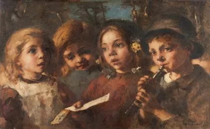 André Broedelet: Zingende kinderen (Serenade)