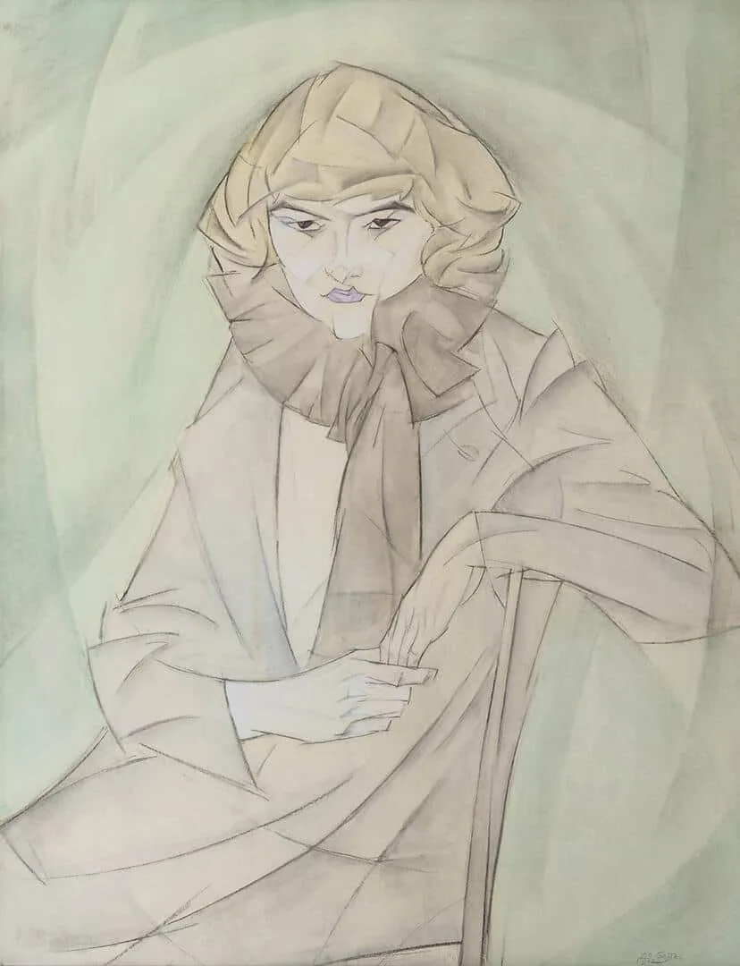 Leo Gestel: Jonge vrouw