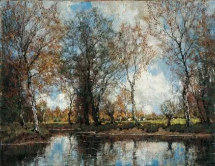 Arnold Marc Gorter: Koeien aan de Vordense beek