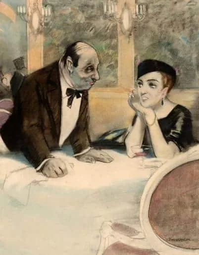 Piet van der Hem: In het restaurant