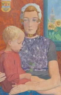 Jan Heyse: Arnemuidse vrouw met kind