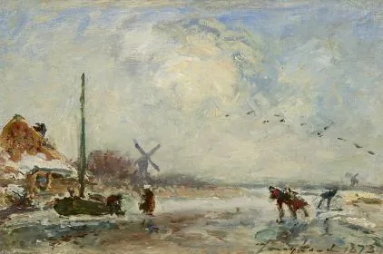 Johan Barthold Jongkind: Winter in Holland