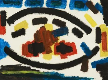 Willem Hussem: Compositie abstract