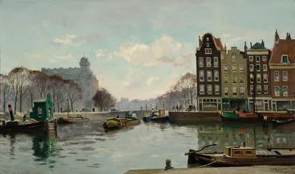 Knip gezicht op de prins hendrikkade te amsterdam 0