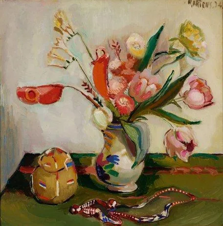 George Martens: Stilleven met gemengd boeket