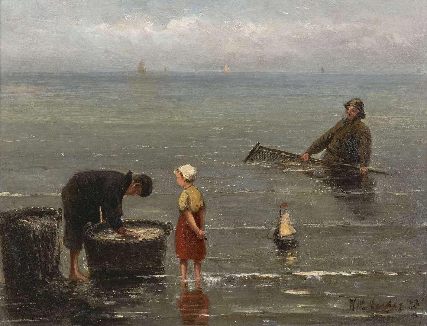 Hendrik Willem Mesdag: De garnalenvisser