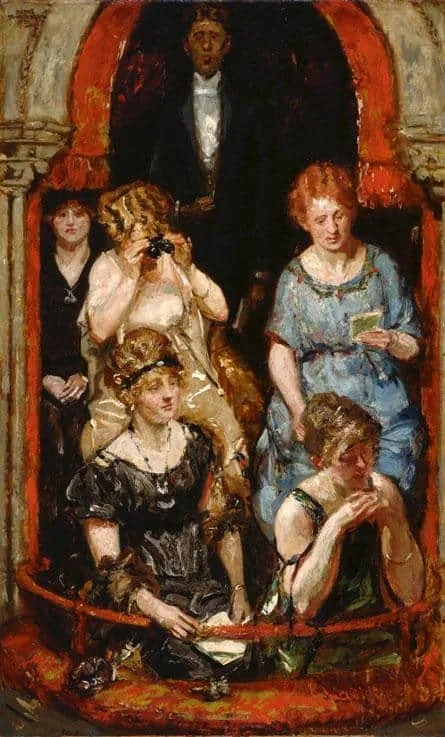 Loge in de schouwburg