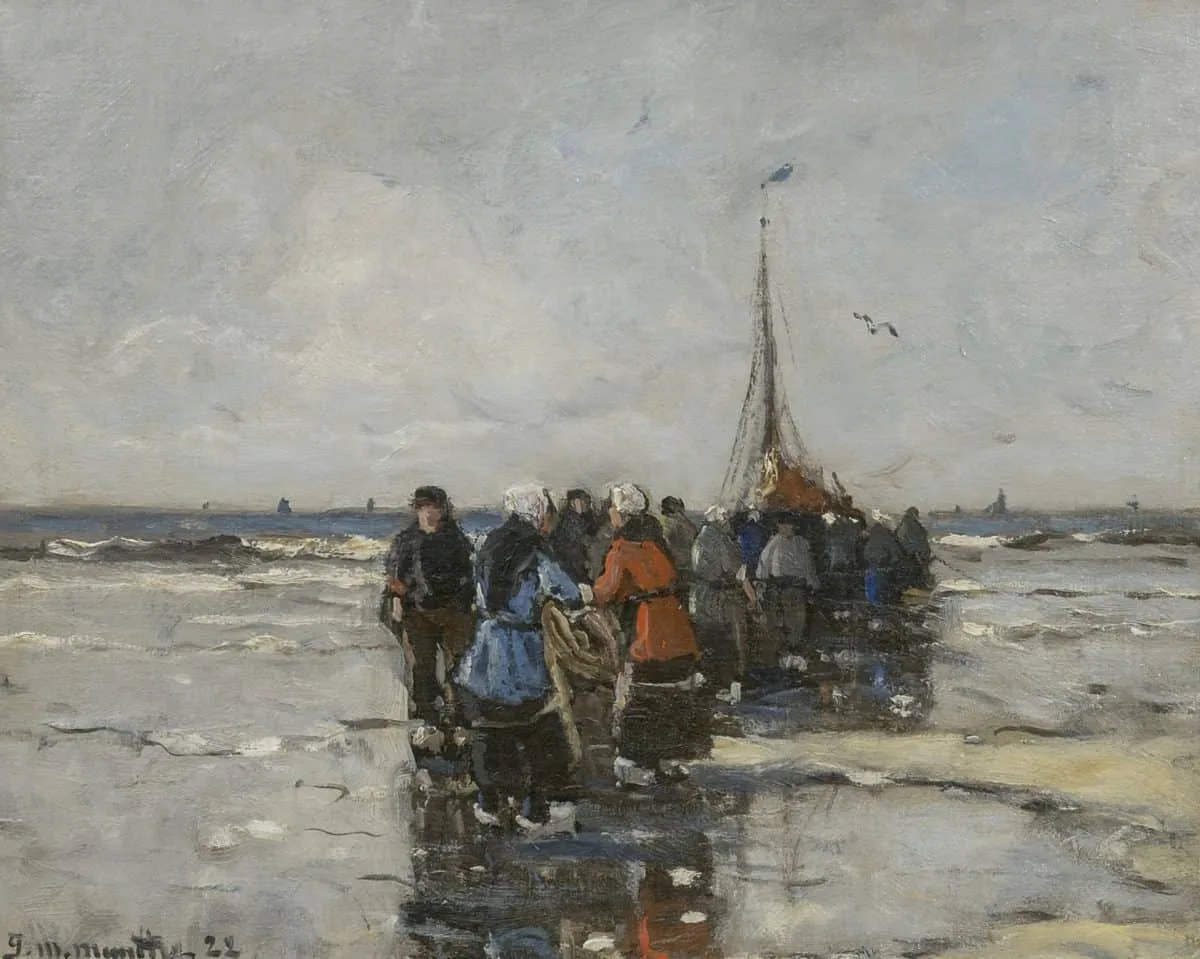 Gerhard Arij Ludwig 'Morgenstjerne' Munthe: Het laden van de visvangst