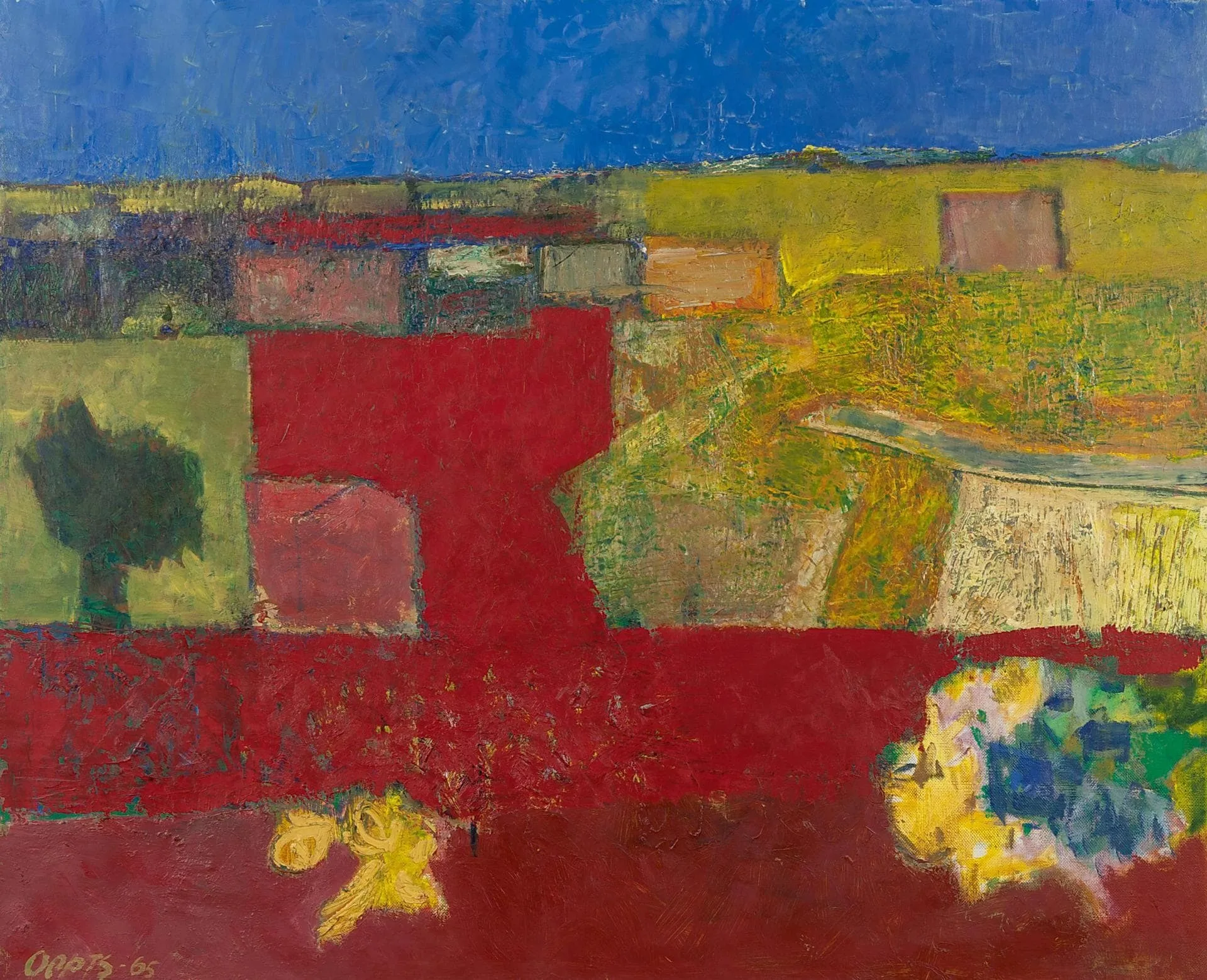 Wim Oepts: Zuid-Frans landschap