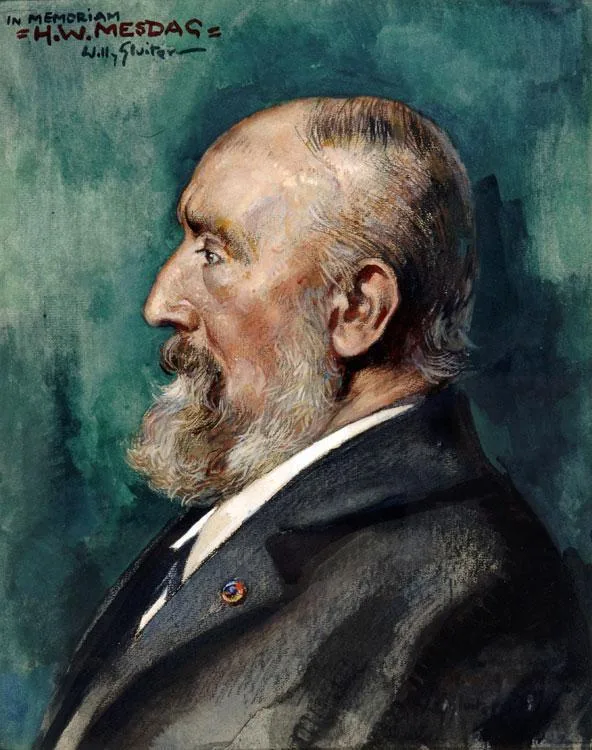 Willy Sluiter: Portret van de schilder H.W. Mesdag