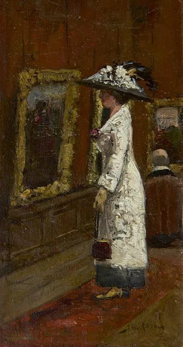 Bezoek aan een tentoonstelling