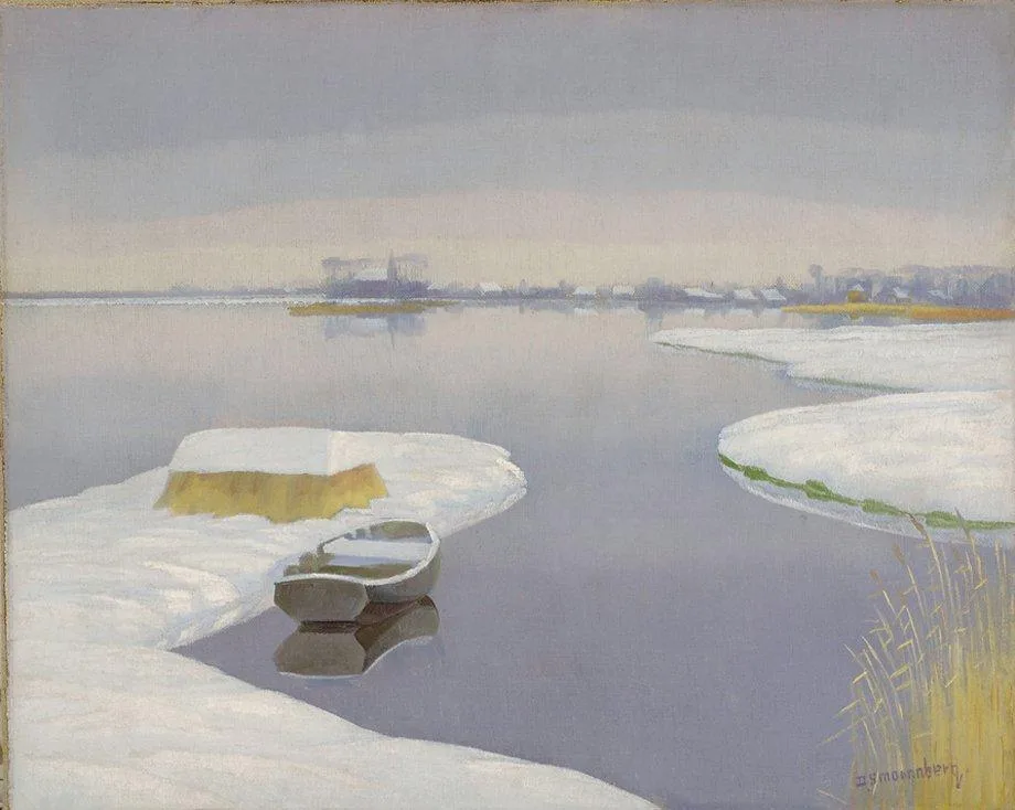 Dirk Smorenberg: Loosdrechtse plassen in de winter